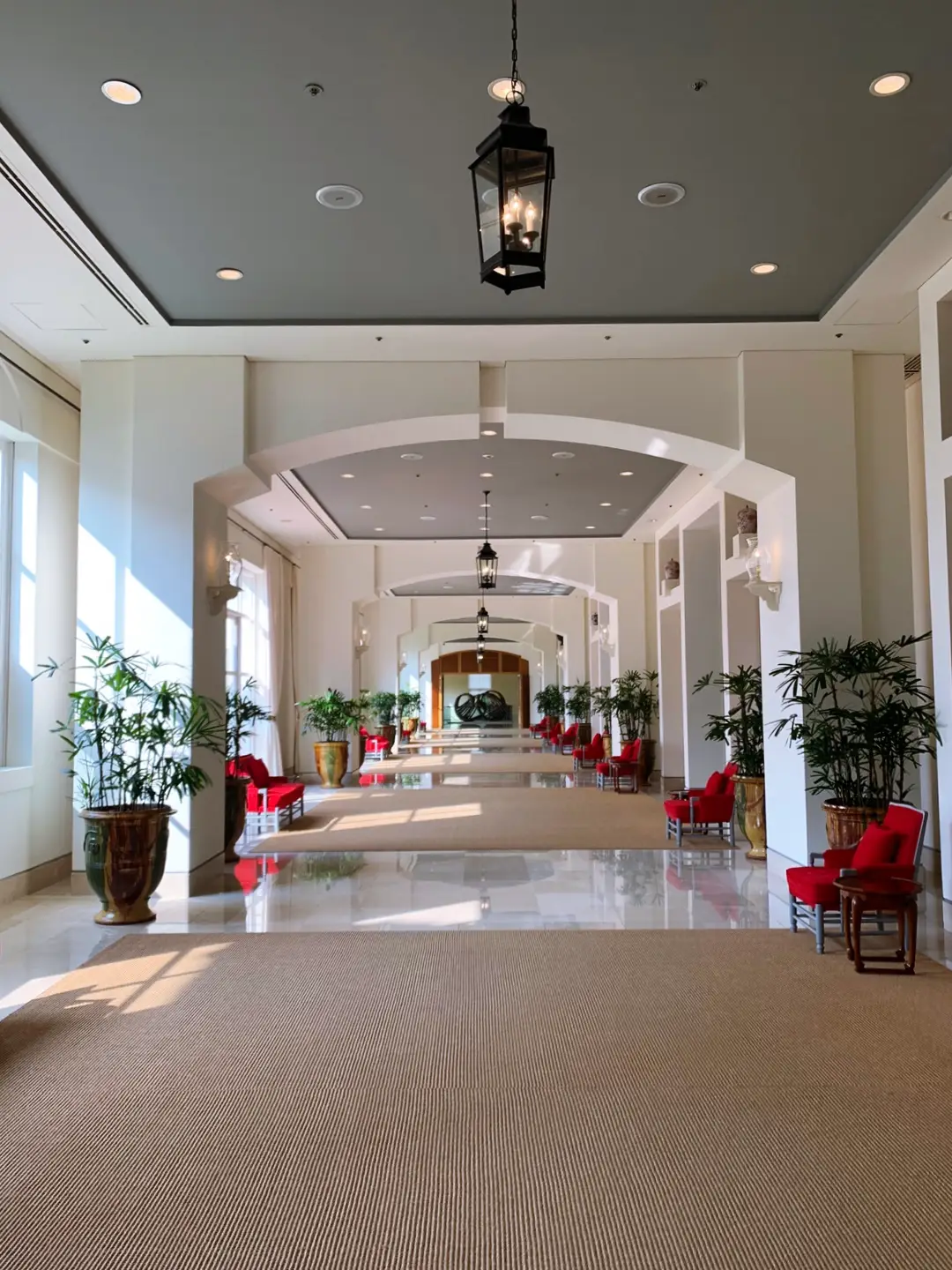 제주 신라호텔 내부 로비