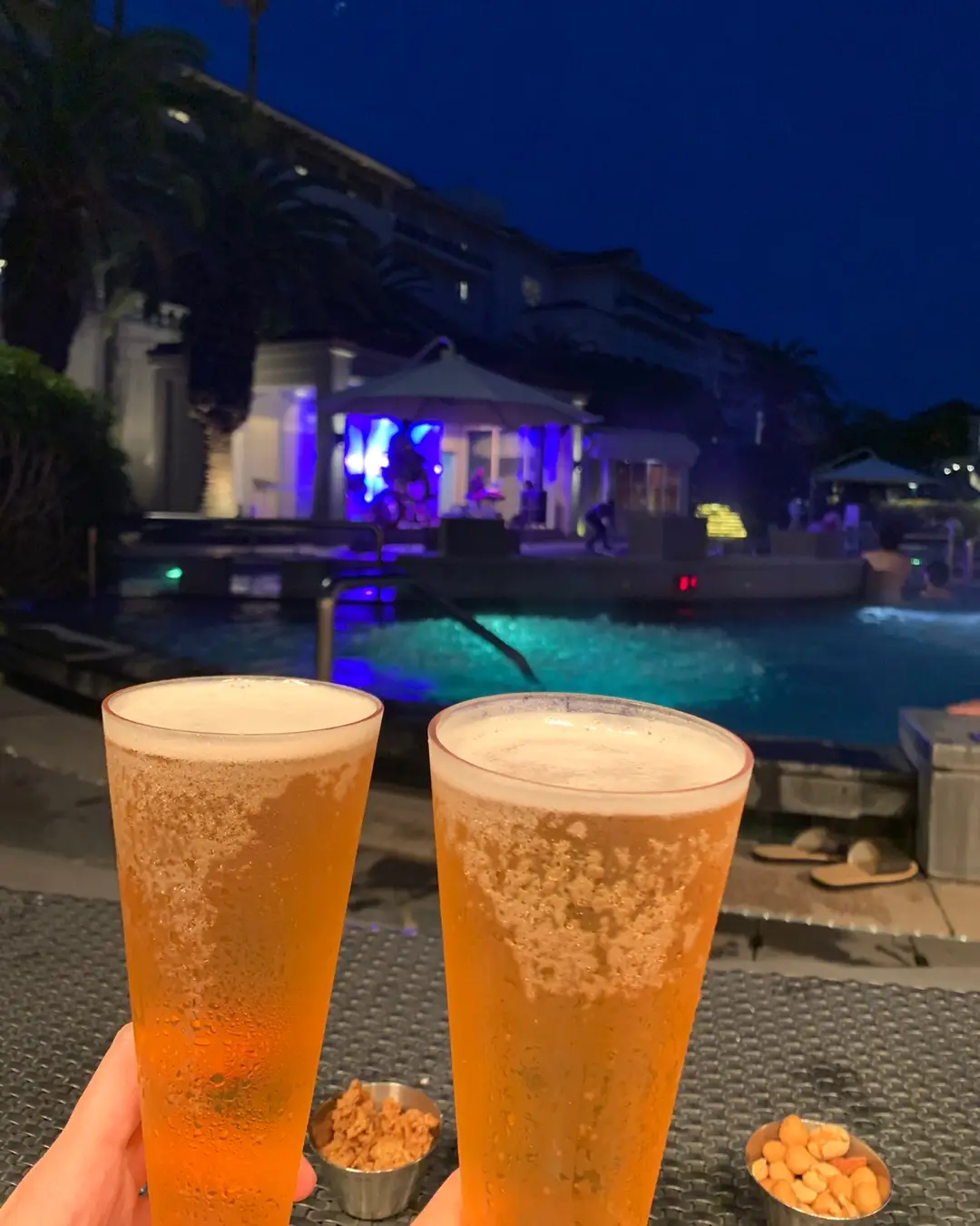 제주 신라호텔 패밀리 풀 생맥주