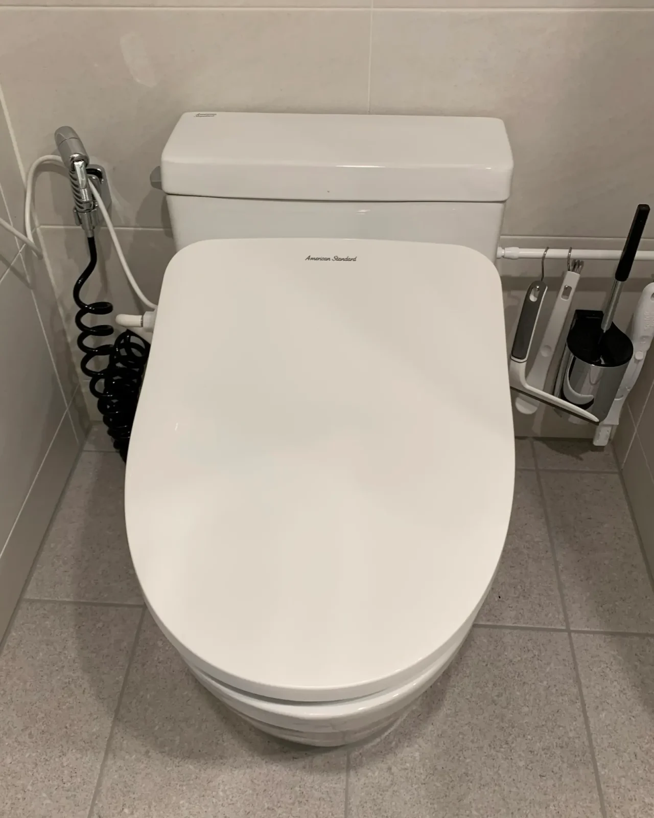 아메리칸 스탠다드 뉴 패밀리R 비데 설치 후